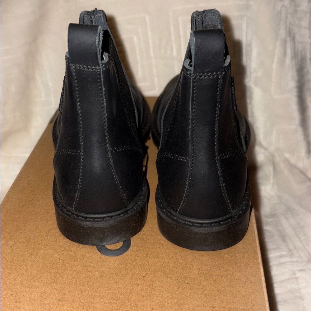 NWT NATURINO PICCADILLY Chelsea Leather Boots in Black - Picture 11 of 15